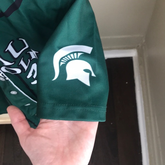 Ladies Baseball Button Up - Picture 2 of 4